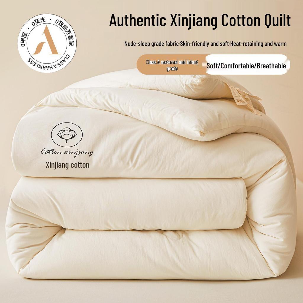 Xinjiang Pure Cotton All-Season Quilt: Thick Winter & Cool Summer