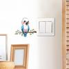 Branch Bird Self Adhesive Switch Wall Sticker for Bedroom Study Living Room Home Decor
