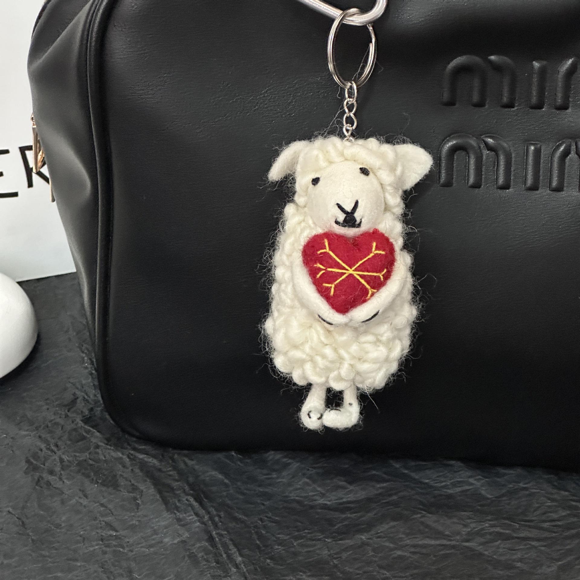 Ручная работа Непал Шерстяной войлок Брелок Подвеска Украшение Подарок