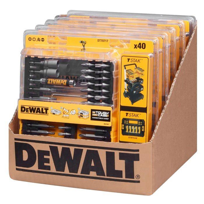 Coffret d'embouts - DEWALT - DT70717 - 40 pièces - TOUGHCASE - Compatible TSTAK