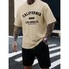 California Los Angeles Est 1776 Men T Shirts Retro Fashion Soft Short Sleeve Summer Comfortable T-Shirt Unisex Loose Top