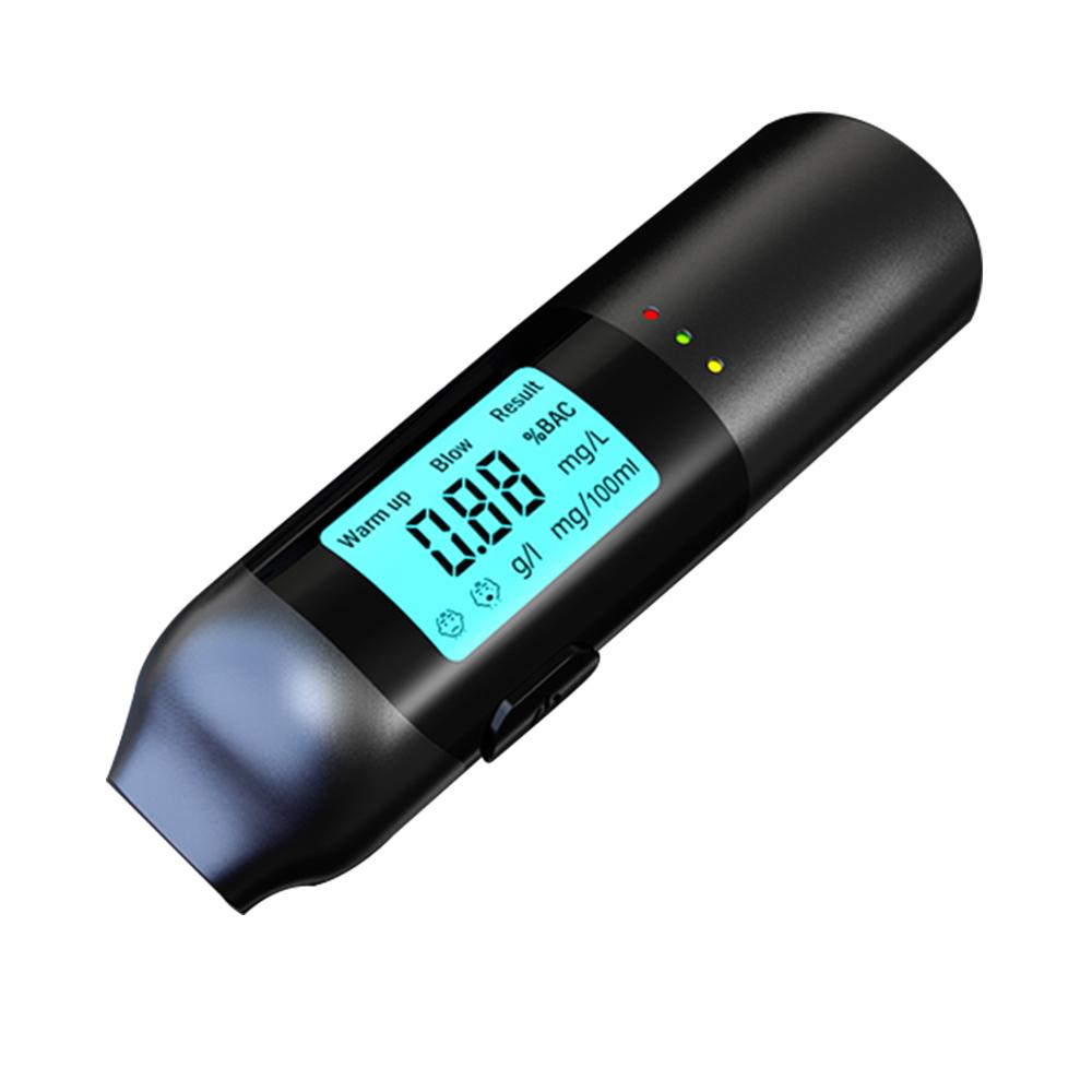 

Портативный детектор алкоголя со светодиодным дисплеем, профессиональный тестер алкоголя с голосовым вещанием, тестер вождения в нетрезвом виде, перезаряжаемый Type-C