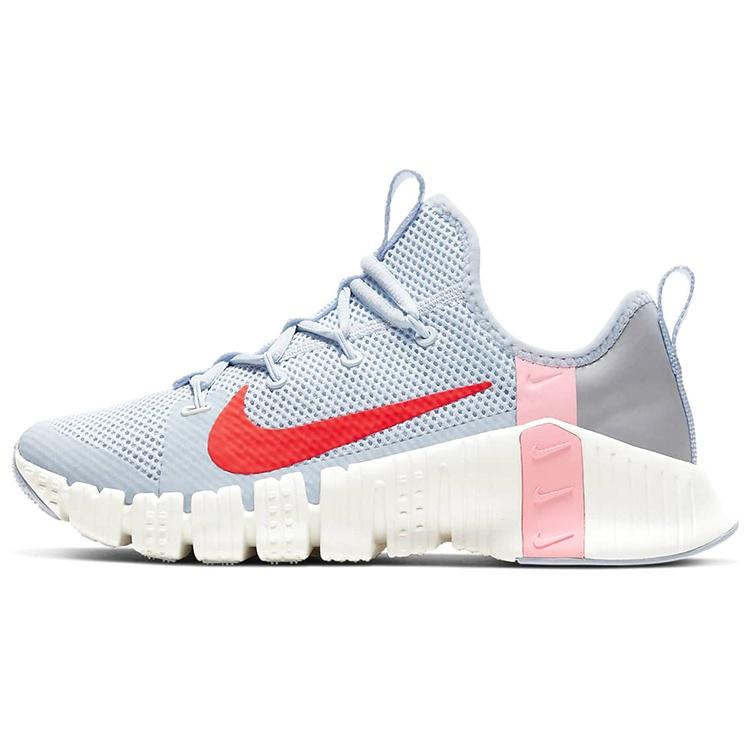 (WMNS) Nike Free Metcon 3 Light Blue Bright Crimson Women s CJ6314-006 EU 35.5