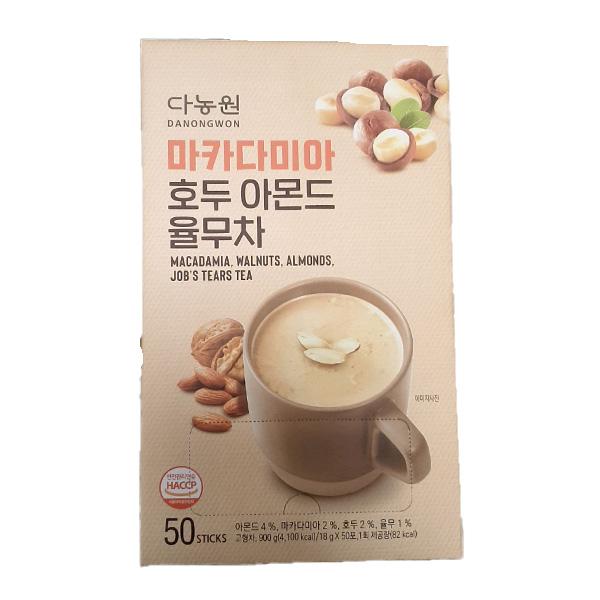 Danongwon Macadamia Walnut Almond Adlay Tea 18g x 50ct One thing