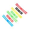 5Pcs H Bands Silicone Rubber Bands Assorted Color Rubber Bands Elastic Rubber Wrapping Bands for Wrapping and Bag Wrap