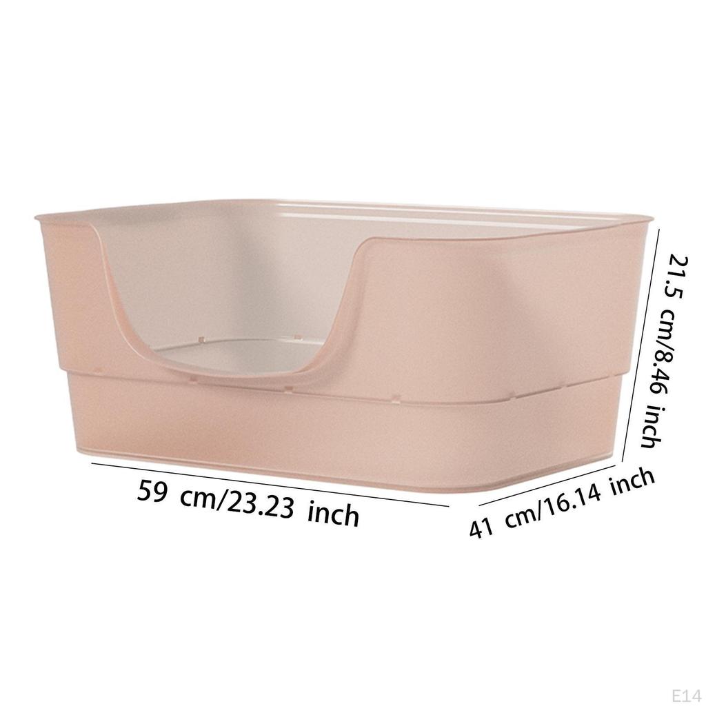 Cat Litter Box for Kitten Indoor Cats Potty Toilet Sifting Tray Sandbox