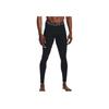 Under Armour Logo Jacquard Stretch Slim Fit Fitness Pants Men Bottoms Black 1368023-001