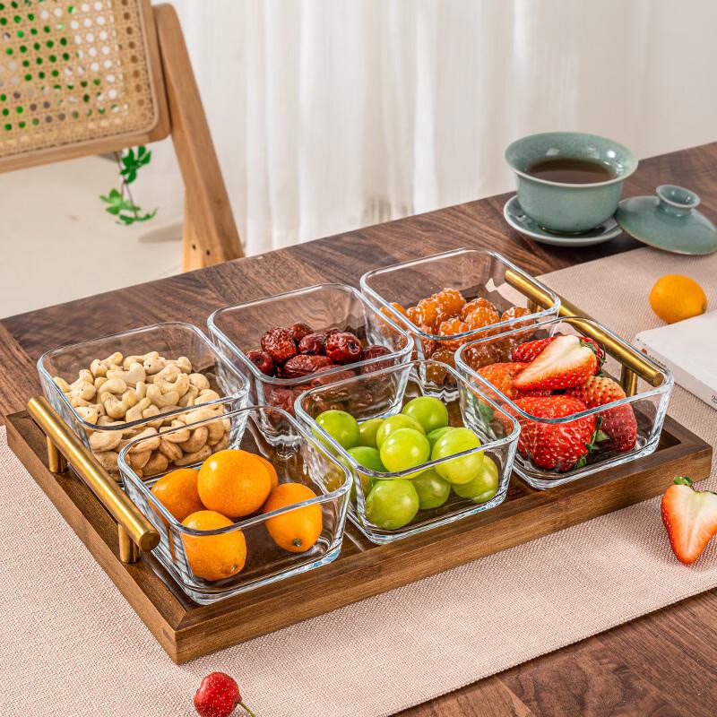 Minimalist Solid Wood Serving Tray Set