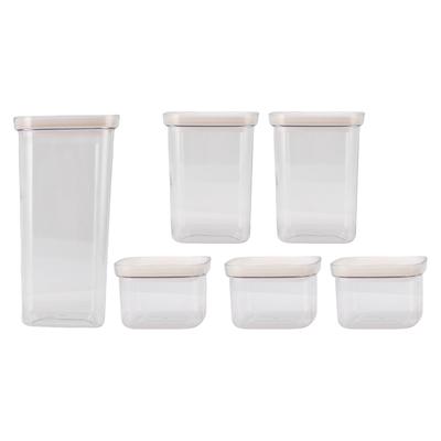 Cereal Storage Container Reusable Plastic Transparent Multipurpose Sealed Grain Can for Cereal