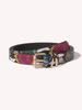Women's Camouflage Animal Pattern Thin Belt - Decorative Accessory for Jeans