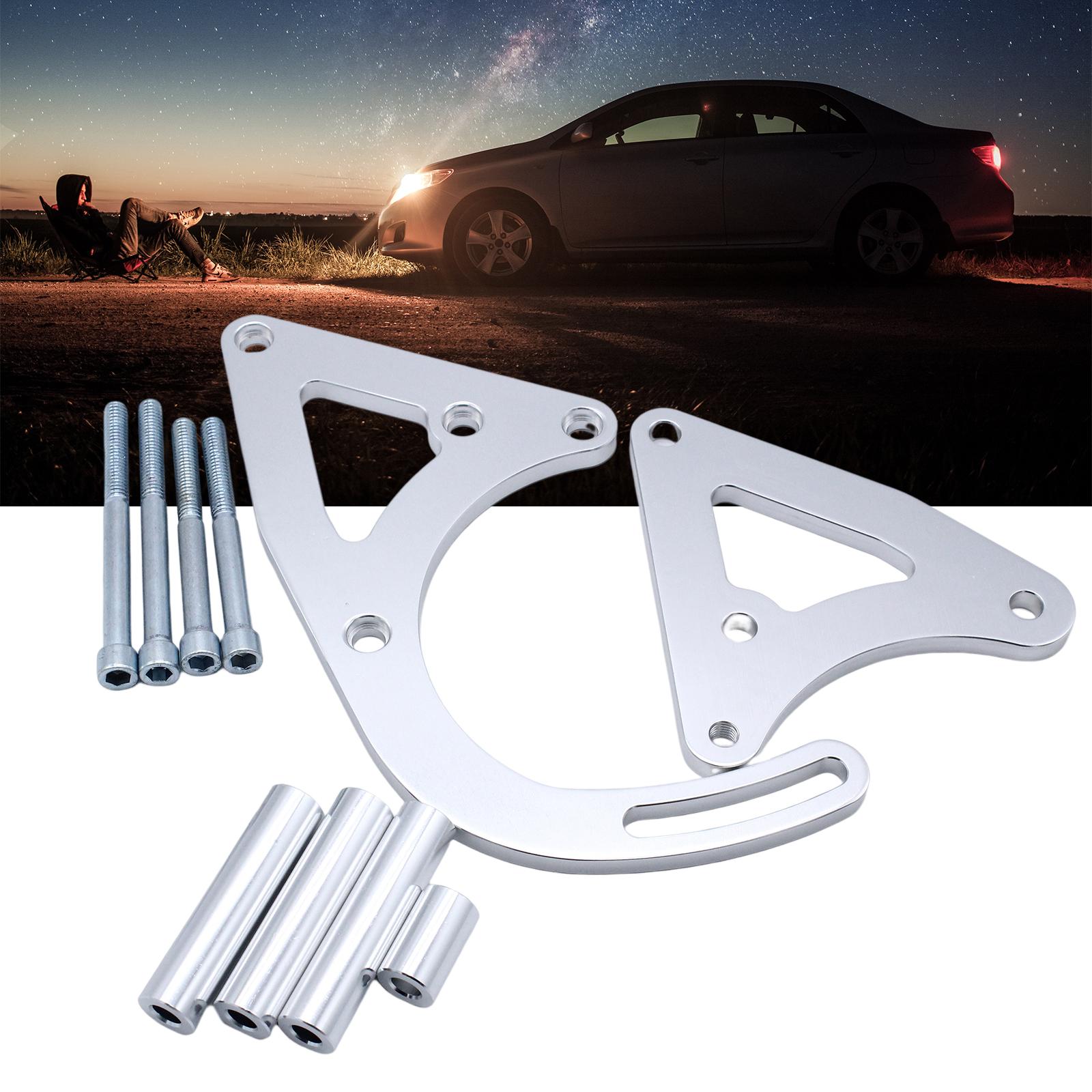 

Upgraded Alternator Bracket set Low Mount RH Side Billet Alternator Bracket Quick Fixing fitting for 253 304 308 Car