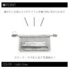 Sunstar Stationery Pencil Case Clear Pouch Mitte Flat Light Gray S2312743
