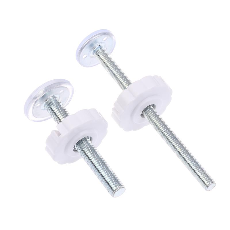1/4pcs White M8 M10 Baby Gate Spare Kit - Pressure Fit Spindles & Screw Bolts For Safety Gates