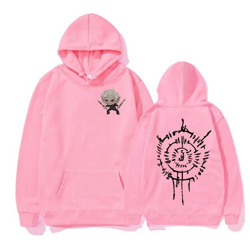 2023 Lustiger Astarion Print Hoodie Unisex Damen Casual Long Sleev Übergroßes Sweatshirt Lose Fleece Pullover Hoodies Y2k Streetwear