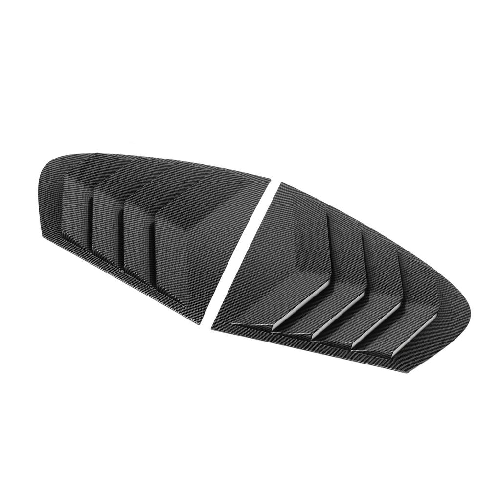 1 P Rear Window Louver Left Right Scratch Resistant Side Window Vent Louvers Scoop Cover Blinds for 5 Series F10 2011 to 2017