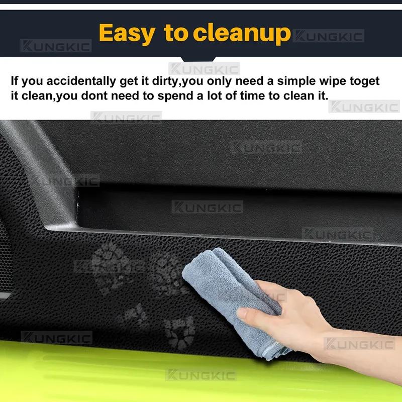 Suede For Suzuki Jimny Nomade 2018 2019 2020 2021 2022 2023 2024 2025 5-Door Car Door Anti-kick Pad Pad Accessories Door Protect.
