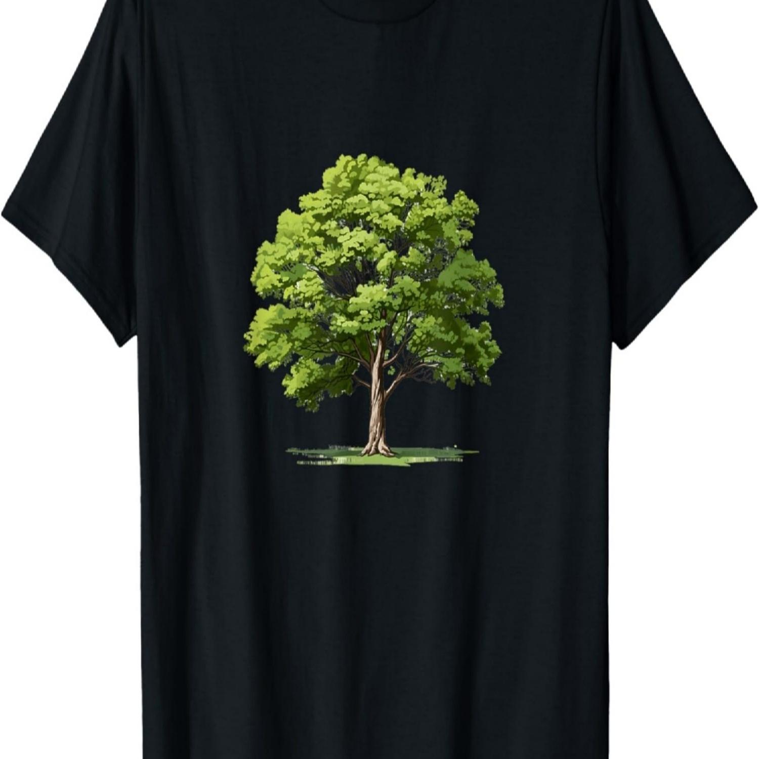 Watercolour T-shirt, tree T-shirt, tree hoodie, green tree of life T-Shirt S