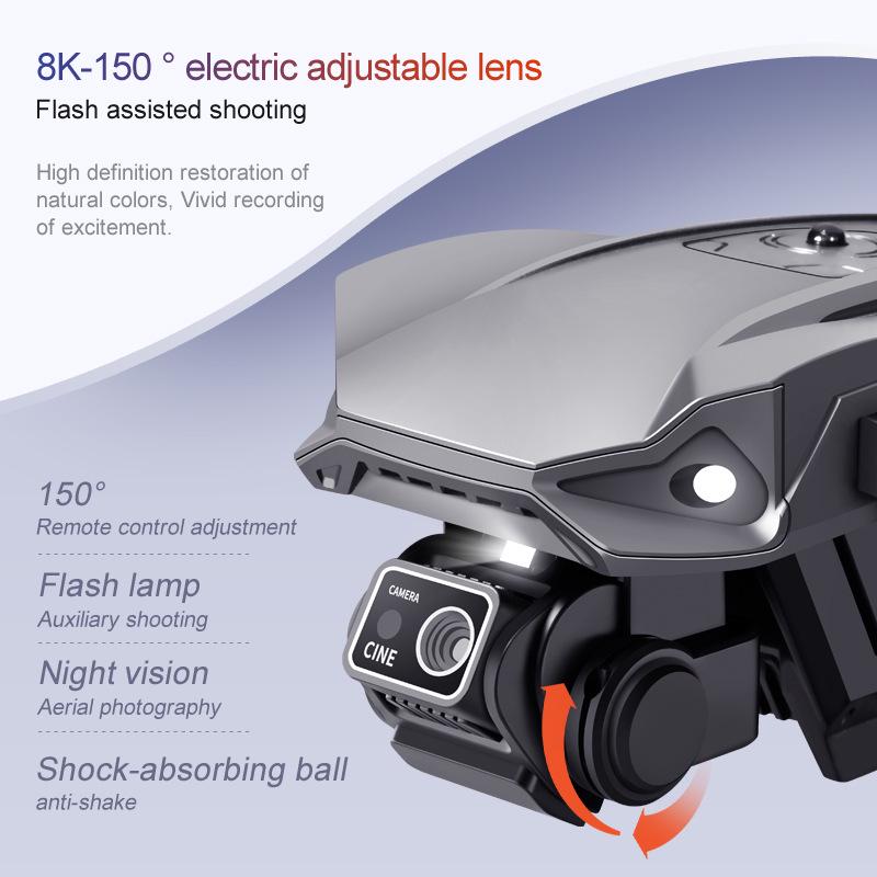 RG608PRO Drone: Night Vision, Dual Camera, Obstacle Avoidance, Remote Control, 4-Axis Aircraft