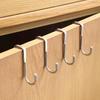 Stainless Steel Bedside Cabinet Door Dormitory Double Hook S-Shaped Hook To Hang Clothes Bathroom Kitchen Hanger Behind The Door