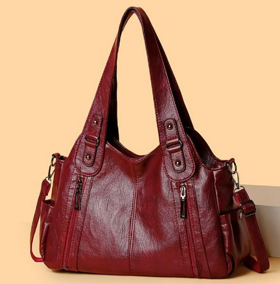 Borsa a tracolla tote retrò da donna di grande capacità 2024 - Stile europeo e americano