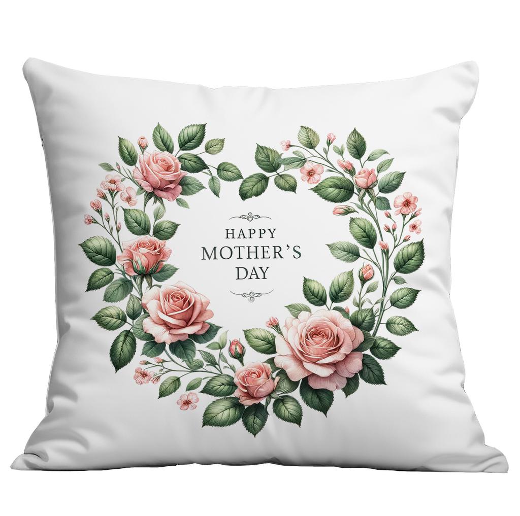 New Mother's Day Creative Wreath Letter Pillow Case Home Sofa Cushion Pillow Case