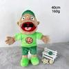 Cartoon Plush Hand Puppet - Funny Open-Mouth Boy Parent-Child Interactive Jeff Puppet Creative Stuffed Toy