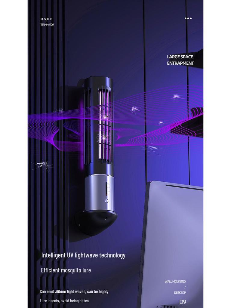 2025 USB Portable Electric Mosquito Killer Lamp - Outdoor Shock-Activated Mosquito Lamp