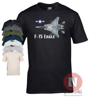 F15 Eagle T-Shirt USAF Multirole McDonnell Douglas Fighter Aircraft