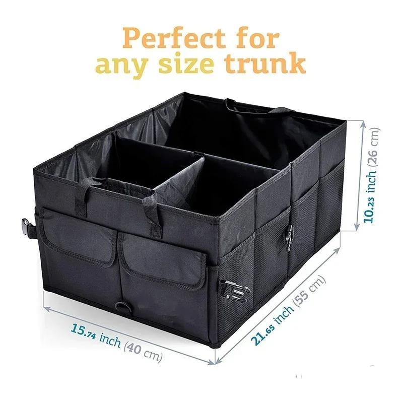 Large-capacity Foldable Car Trunk Storage Box, Environmentally Friendly and Ultra-durable Foldable Cargo Storage Tool Car Part