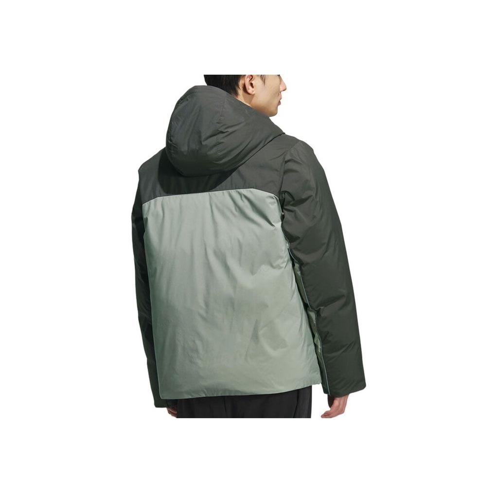 adidas Color Block Long Sleeve Down Jacket With Hood Men Outerwear KC2508