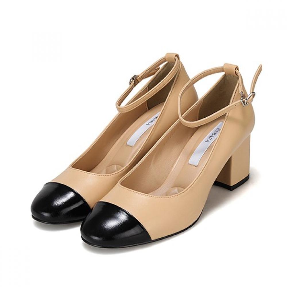Barbara Leather Colorblock 6cm Mary Jane Pumps Bbh202be 250mm 16400₽