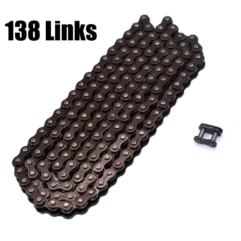 84 96 136 142 144 152 158 Link 25H Chain with Spare Master 47cc 49cc 2 Stroke Engine ATV Quad Go Kart Dirt Pocket Mini Motor