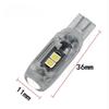 Direal 7Colors T10 LED W5W 194 168 Canbus Plastic Protect 5smd 3030 Car Interior Light Reading Door License Plate Wedge Lamp 12V
