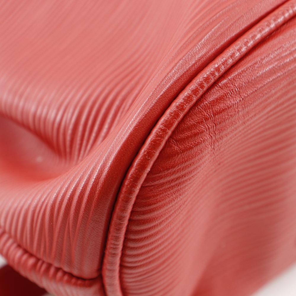 Fendi Mini Backpack Backpack Daypack Vintage Red Calfskin Women Used