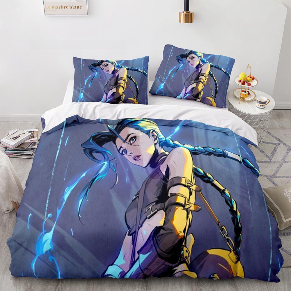 Fashion 3D Print Game League Of Legends Bedding Collection Single Twin Full Queen King Size Bed Collection Adult Kid Bedroom Duvet Cover Collections