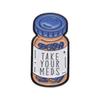Cartoon Medicine Bottle Alloy Brooch: European & American Style Enamel Badge for Clothes & Bags