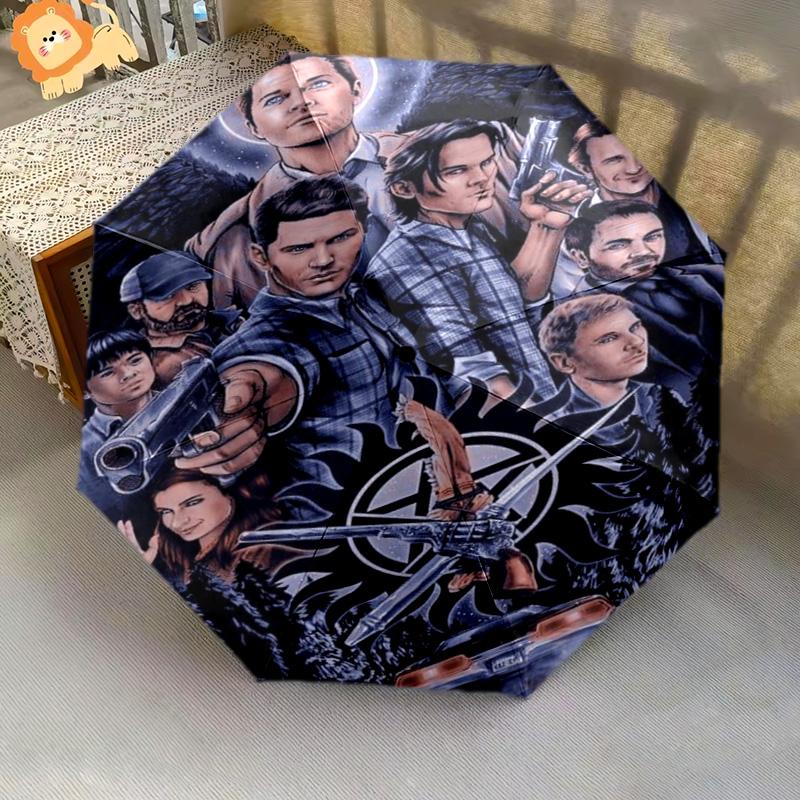 Supernatural Forces Unleashed Folding umbrella Umbrella Suitable for all seasons light outdoor Three folds