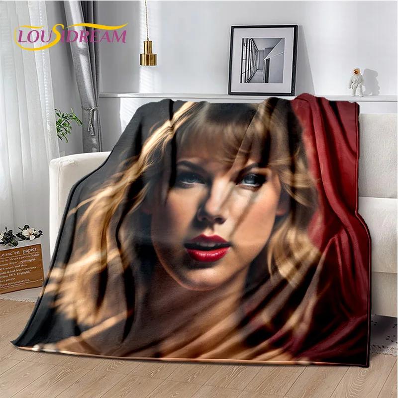 3D Taylor-r Singer T-Swizzle Decke, Weiche Überwurfdecke für Zuhause Schlafzimmer Bett Sofa Picknick Reise Büro Abdeckung Kindergeschenk Geschenk