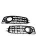 Honeycomb Front Bumper Fog Light Grill Cover 8P0807682 8P0807681 Fit for A3 8P S-Line 2009-2012
