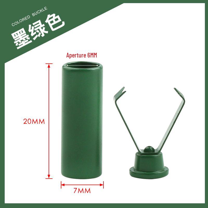 Colorful Metal Bell Cord End Clip for Hoodie & Hat Drawstrings - Spray-Painted Cord Lock Fixing Buckle.