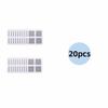 20Pcs Disposable Floor Drain Sticker Sink Drain Hair Filtration Blocker Shower Drain Hair Catcher Cover Bathtub Mesh Filtration Sticker