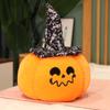 23-60CM Halloween Pumpkin Plush Vegetable Pillow Dolls Horror Wizard Hat Cushaw Shaped Cushion Toys Birthday Christmas Gifts