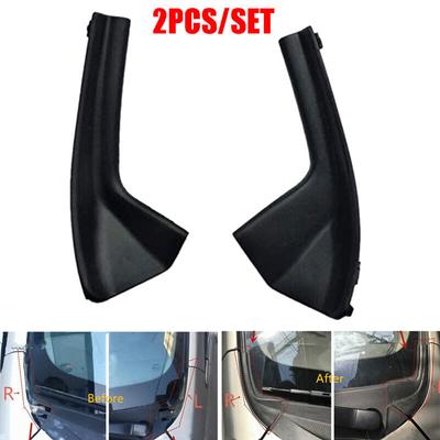 1 Pair Car Front Windshield Wiper Side Trim Cover Water Deflector Cowl Plate 66895-ED50A+66894-ED500 For Nissan Tiida