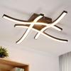 Plafonnier LED - NETTLIFE - Nettlife LED plafonnier chambre - 24W - 3000K blanc chaud - Noir 43 cm