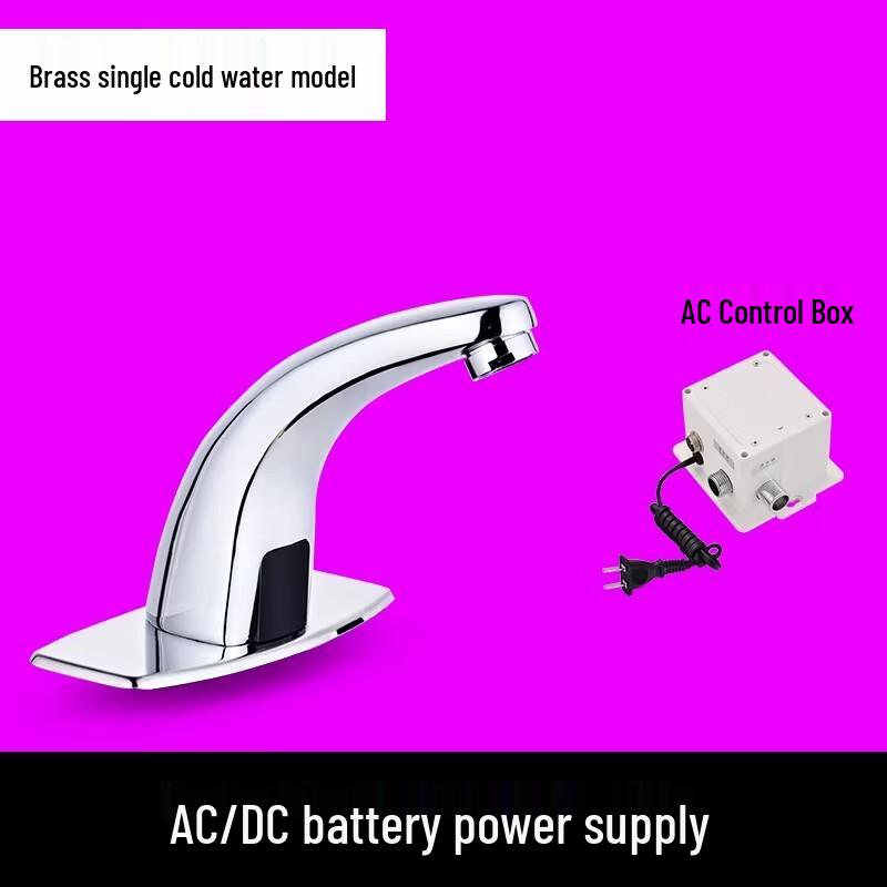 OUCHUANGSHA All-Copper Smart Single-Cold Sensor Faucet