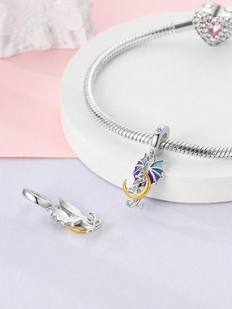 Charms Plata Colorful Insect Butterflies Beads Charm Copper Plated Fit Charms Original Bracelet For Jewelry Making Diy Charm