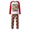 Family Matching Print Sets Pajamas Loungewear Outfits Family Matching Long Sleeve Tops+Pants Set