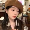 Autumn and winter Maillard color series~ temperament high-end stud earrings ins trendy retro earrings