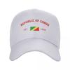 Unisex Baseball Cap Republic Of Congo EST Independence Day Wild Sun Shade Peaked Adjustable Outdoor Caps for Unisex Women