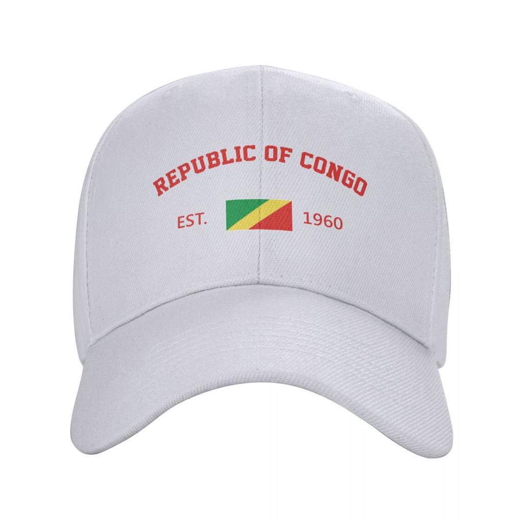 Unisex Baseball Cap Republic Of Congo EST Independence Day Wild Sun Shade Peaked Adjustable Outdoor Caps for Unisex Women